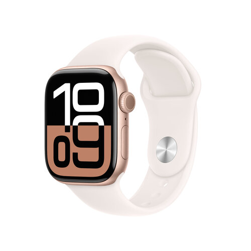 Περισσότερες πληροφορίες για "Apple Watch Series 10 (42mm/LTE/Ροζ χρυσό/Αλουμίνιο)"