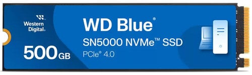 Περισσότερες πληροφορίες για "Western Digital Blue SN5000 NVMe 500GB (500 GB/SATA III)"