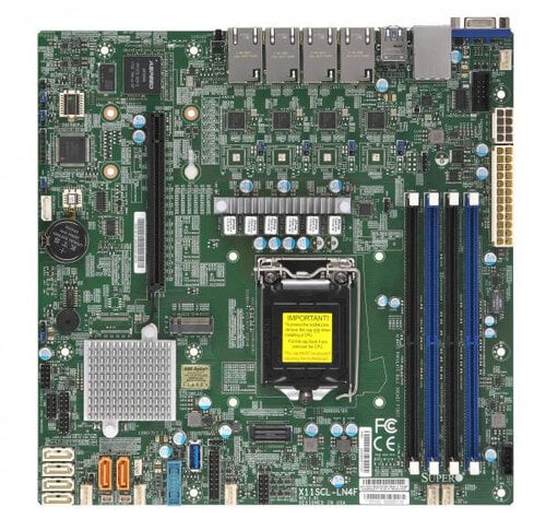 Περισσότερες πληροφορίες για "Supermicro X11SCL-LN4F"