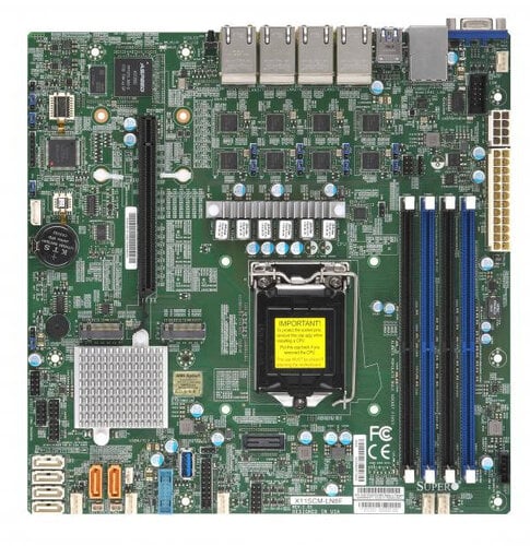 Περισσότερες πληροφορίες για "Supermicro X11SCM-LN8F"