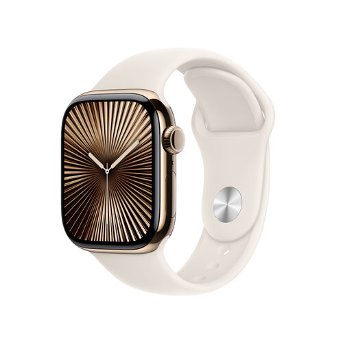 Περισσότερες πληροφορίες για "Apple Watch Series 10 (42mm/LTE/Χρυσός (Χρυσό)/Τιτάνιο)"