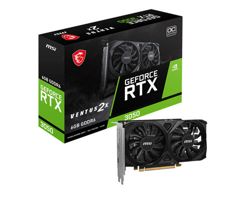 Περισσότερες πληροφορίες για "MSI VENTUS GeForce RTX 3050 2X E 6G OC"