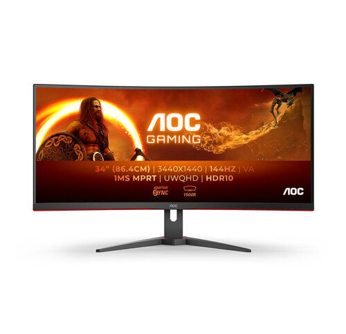 Περισσότερες πληροφορίες για "AOC G2 B-CU34G2XE/BK (34"/UltraWide Quad HD)"