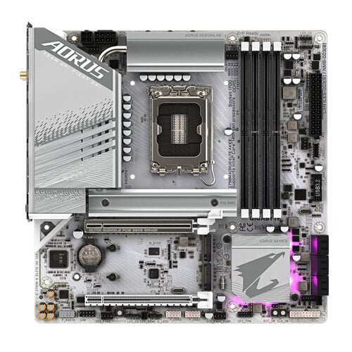 Περισσότερες πληροφορίες για "GIGABYTE Z790M AORUS ELITE AX ICE"