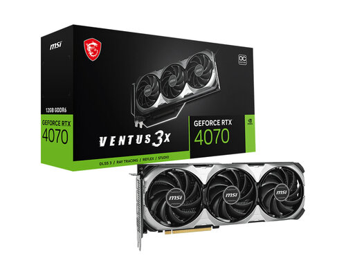 Περισσότερες πληροφορίες για "MSI VENTUS GeForce RTX 4070 3X E1 12G OC"