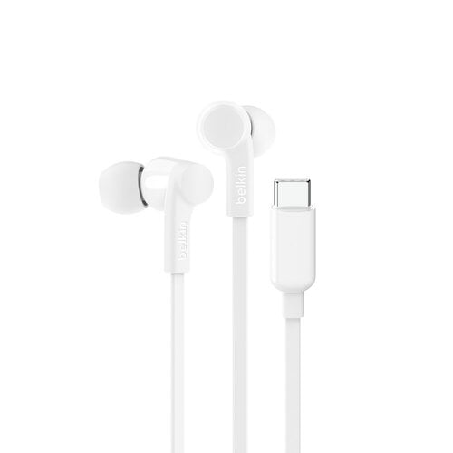 Περισσότερες πληροφορίες για "Belkin USB-C EARBUDS W/ADJUSTABLE WHITE (Άσπρο)"