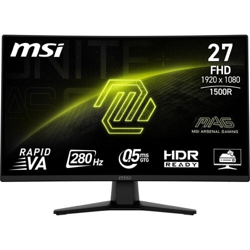 Περισσότερες πληροφορίες για "MSI MAG 274CXF (27"/Full HD)"