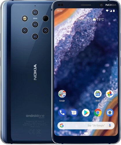 Περισσότερες πληροφορίες για "Nokia 9 PureView (Μπλε/128 GB)"