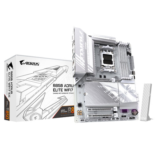 Περισσότερες πληροφορίες για "GIGABYTE B850 AORUS ELITE WIFI7 ICE"
