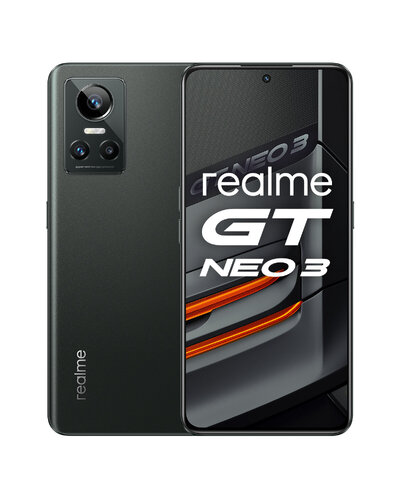 Περισσότερες πληροφορίες για "realme GT Neo 3 (Μαύρο/256 GB)"