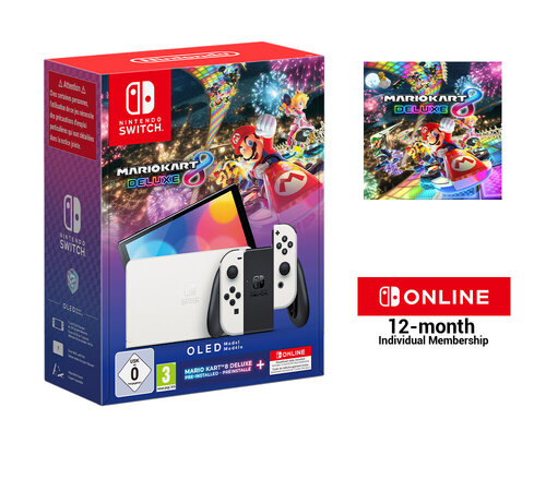 Περισσότερες πληροφορίες για "Nintendo Switch OLED + Mario Kart 8 Deluxe Online 12 Months"