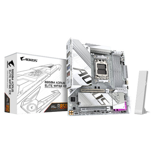 Περισσότερες πληροφορίες για "GIGABYTE B850M AORUS ELITE WIFI6E ICE"