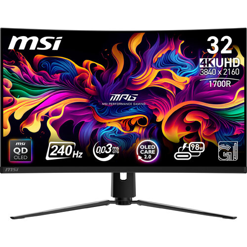 Περισσότερες πληροφορίες για "MSI MPG 321CURX QD-OLED (31.5"/4K Ultra HD)"
