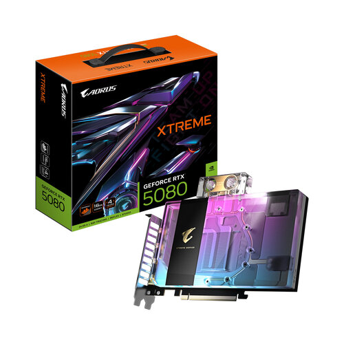 Περισσότερες πληροφορίες για "GIGABYTE AORUS GeForce RTX 5080 XTREME WATERFORCE WB 16G"