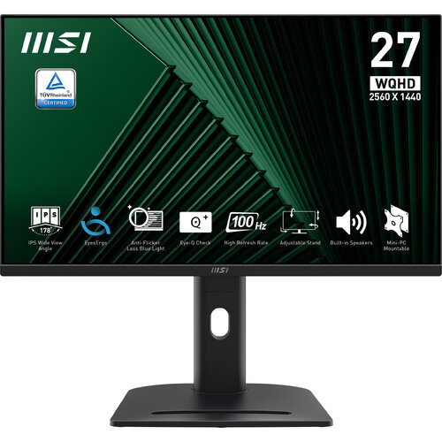Περισσότερες πληροφορίες για "MSI Pro MP275QPGDE (27"/Wide Quad HD)"