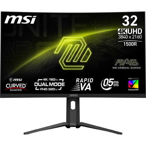 Περισσότερες πληροφορίες για "MSI MAG 321CUPDF (31.5"/4K Ultra HD)"