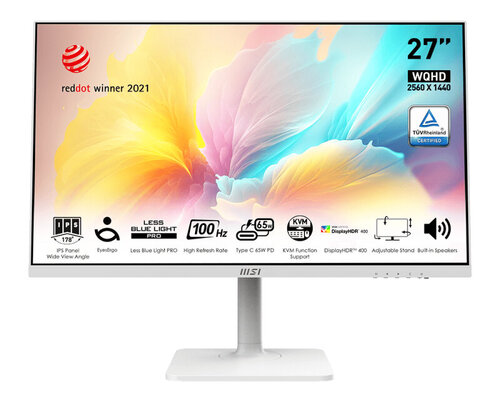 Περισσότερες πληροφορίες για "MSI Modern MD272QXPWDE (27"/Wide Quad HD)"