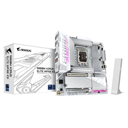 Περισσότερες πληροφορίες για "GIGABYTE B860M AORUS ELITE WF6E ICE"