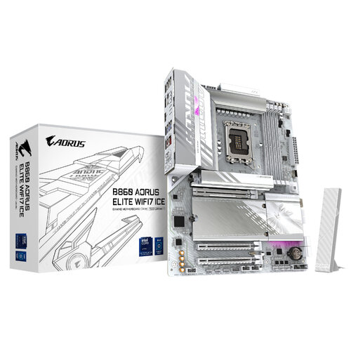 Περισσότερες πληροφορίες για "GIGABYTE B860 AORUS ELITE WIFI7 ICE"
