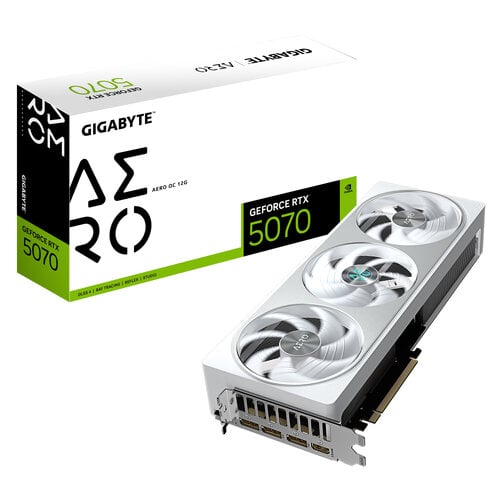 Περισσότερες πληροφορίες για "GIGABYTE GeForce RTX 5070 AERO OC 12G"