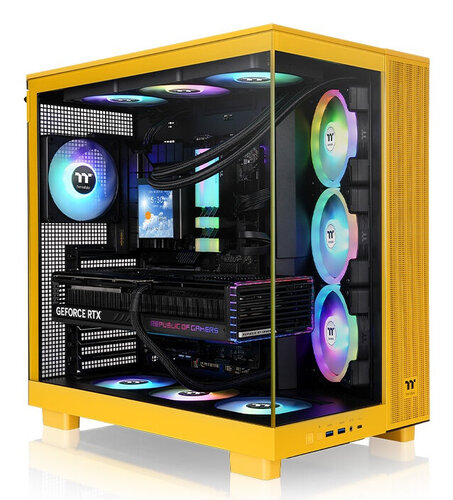 Περισσότερες πληροφορίες για "Thermaltake View 380 XL TG ARGB (Midi Tower/Κίτρινο)"