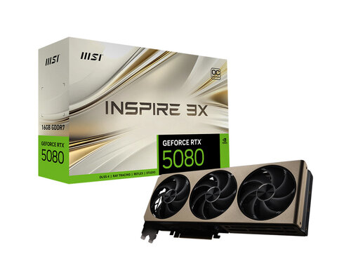 Περισσότερες πληροφορίες για "MSI GEFORCE RTX 5080 16G INSPIRE 3X OC"
