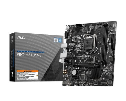 Περισσότερες πληροφορίες για "MSI PRO H510M-B II"