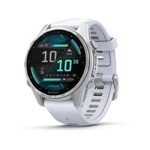 Περισσότερες πληροφορίες για "Garmin Fenix 8 (43mm/Ασημί/Πλαστικό Ενισχυμένο Με Ίνες (FRP), Μέταλο)"