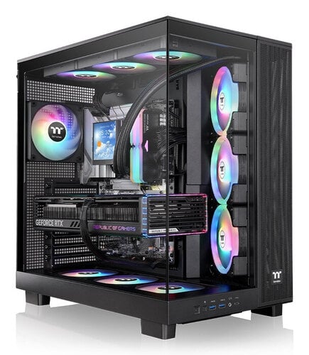 Περισσότερες πληροφορίες για "Thermaltake View 380 XL TG ARGB (Midi Tower/Μαύρο)"