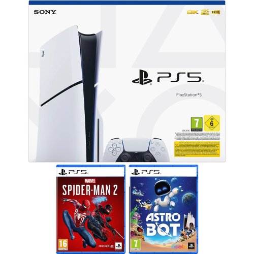Περισσότερες πληροφορίες για "Sony PlayStation 5 Slim + Spiderman 2 Astrobot"
