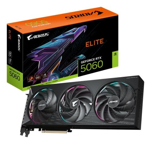 Περισσότερες πληροφορίες για "GIGABYTE AORUS GeForce RTX 5060 ELITE 8G"