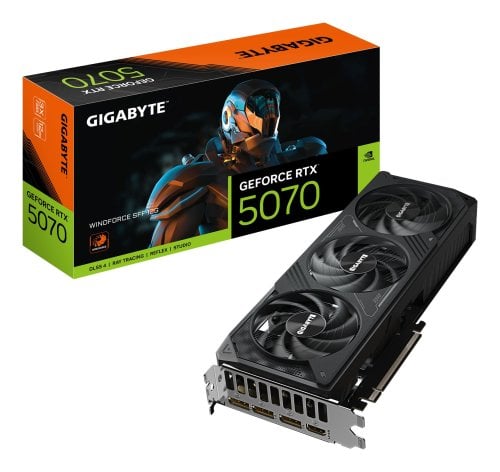 Περισσότερες πληροφορίες για "GIGABYTE GeForce RTX 5070 WINDFORCE SFF 12G"