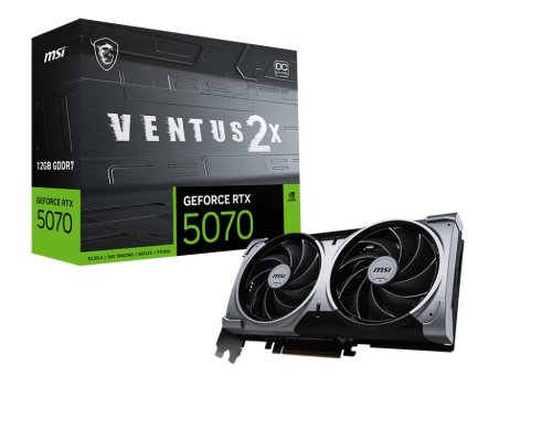 Περισσότερες πληροφορίες για "MSI GeForce RTX 5070 12G VENTUS 2X OC"