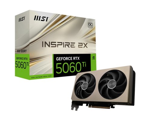 Περισσότερες πληροφορίες για "MSI GEFORCE RTX 5060 TI 8G INSPIRE 2X OC"