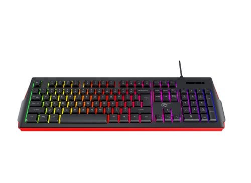 Περισσότερες πληροφορίες για "Havit KB866L (Black and red) (Μαύρο/USB)"
