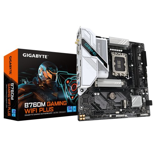 Περισσότερες πληροφορίες για "GIGABYTE B760M GAMING WIFI PLUS"