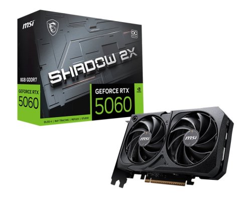 Περισσότερες πληροφορίες για "MSI GeForce RTX 5060 8G SHADOW 2X OC"