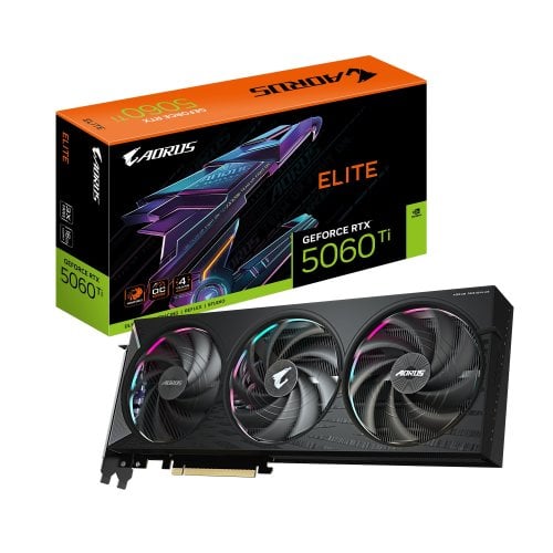Περισσότερες πληροφορίες για "GIGABYTE AORUS GeForce RTX 5060 Ti ELITE 16G"