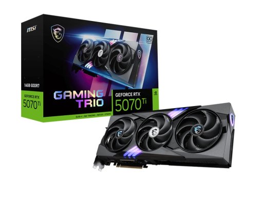 Περισσότερες πληροφορίες για "MSI GAMING GeForce RTX 5070 Ti 16G TRIO OC"
