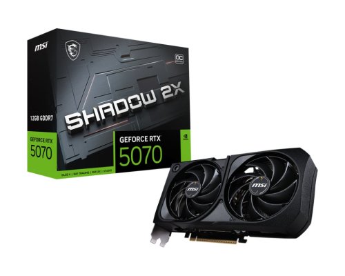 Περισσότερες πληροφορίες για "MSI GeForce RTX 5070 12G SHADOW 2X OC"