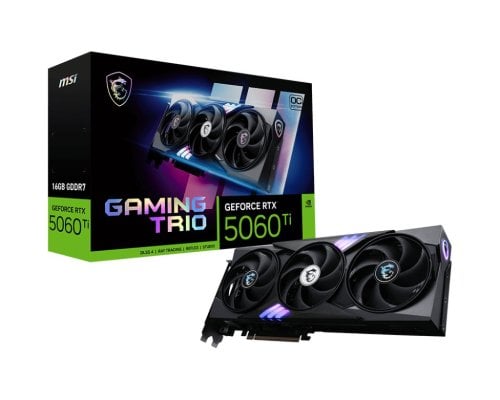 Περισσότερες πληροφορίες για "MSI GAMING GeForce RTX 5060 TI 16G TRIO OC"
