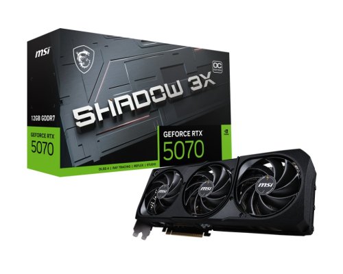 Περισσότερες πληροφορίες για "MSI GeForce RTX 5070 12G SHADOW 3X OC"