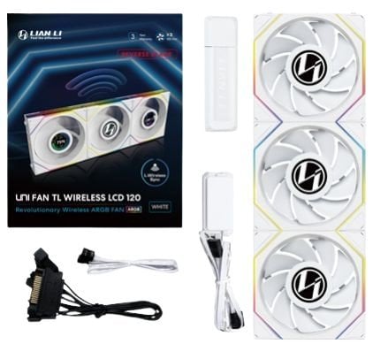 Περισσότερες πληροφορίες για "Lian Li 12RTLLCD1W3W (12 cm/Άσπρο)"