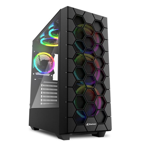 Περισσότερες πληροφορίες για "Sharkoon RGB HEX (Midi Tower/Μαύρο)"