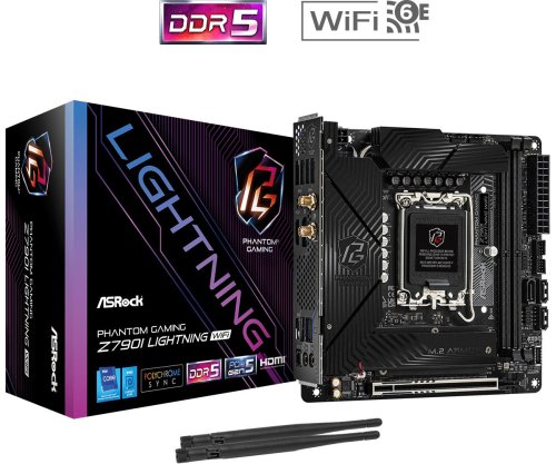 Περισσότερες πληροφορίες για "Asrock Z790I Lightning WiFi"
