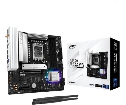 Περισσότερες πληροφορίες για "Asrock B860M Pro RS WiFi"