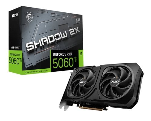 Περισσότερες πληροφορίες για "MSI GEFORCE 5060 TI 16GB SHADOW 2X OC PLUS BULK"