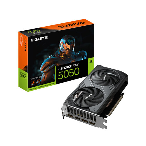 Περισσότερες πληροφορίες για "GIGABYTE GeForce RTX 5050 WINDFORCE OC 8G"