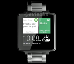 Htc android wear smartwatch evleaks