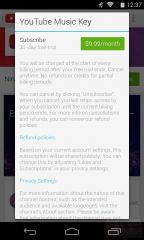 YouTube Music Key